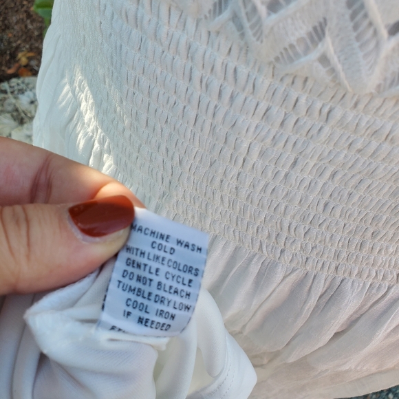 NWT WHITE TIERRED DRESS SIZE 2X - Picture 9 of 10